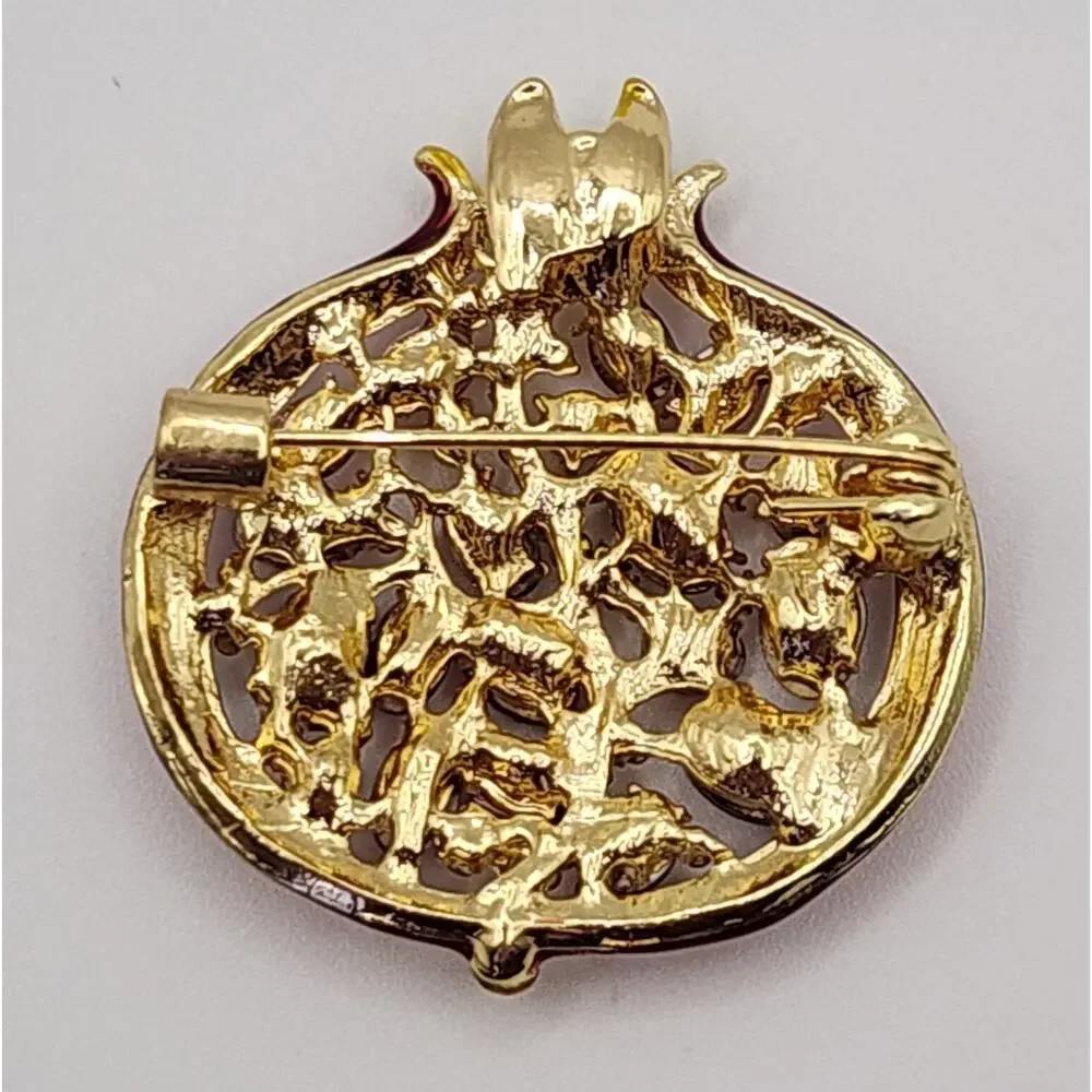 Boutique pomegranate brooch